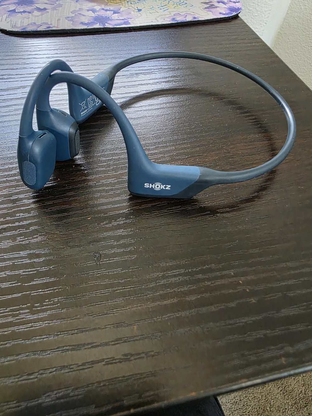 Open-Ear Bone Conduction Headphones — Teal Blue